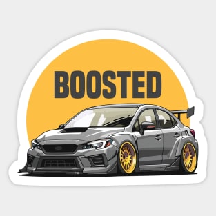 WRX STI Car Art - Subaru Impreza Boosted Modified JDM Car Sticker